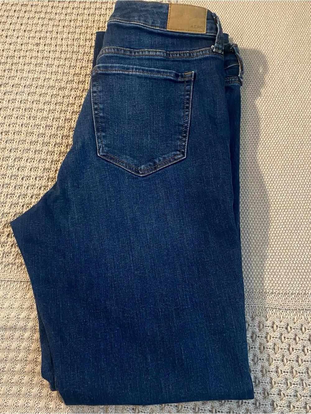 Aeropostale High-Rise Dark Blue Flared Women’s Jeans size 8R - Picture 8 of 9